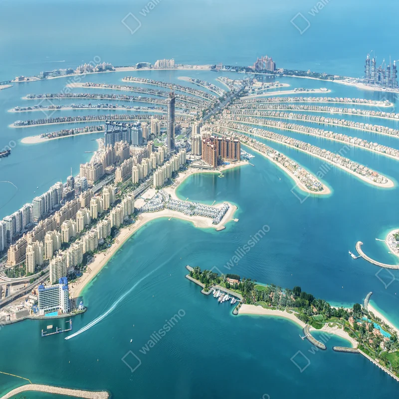 Fototapete luftaufnahme von Palm Jumeirah, Dubai Fototapete luftaufnahme von Palm Jumeirah, Dubai