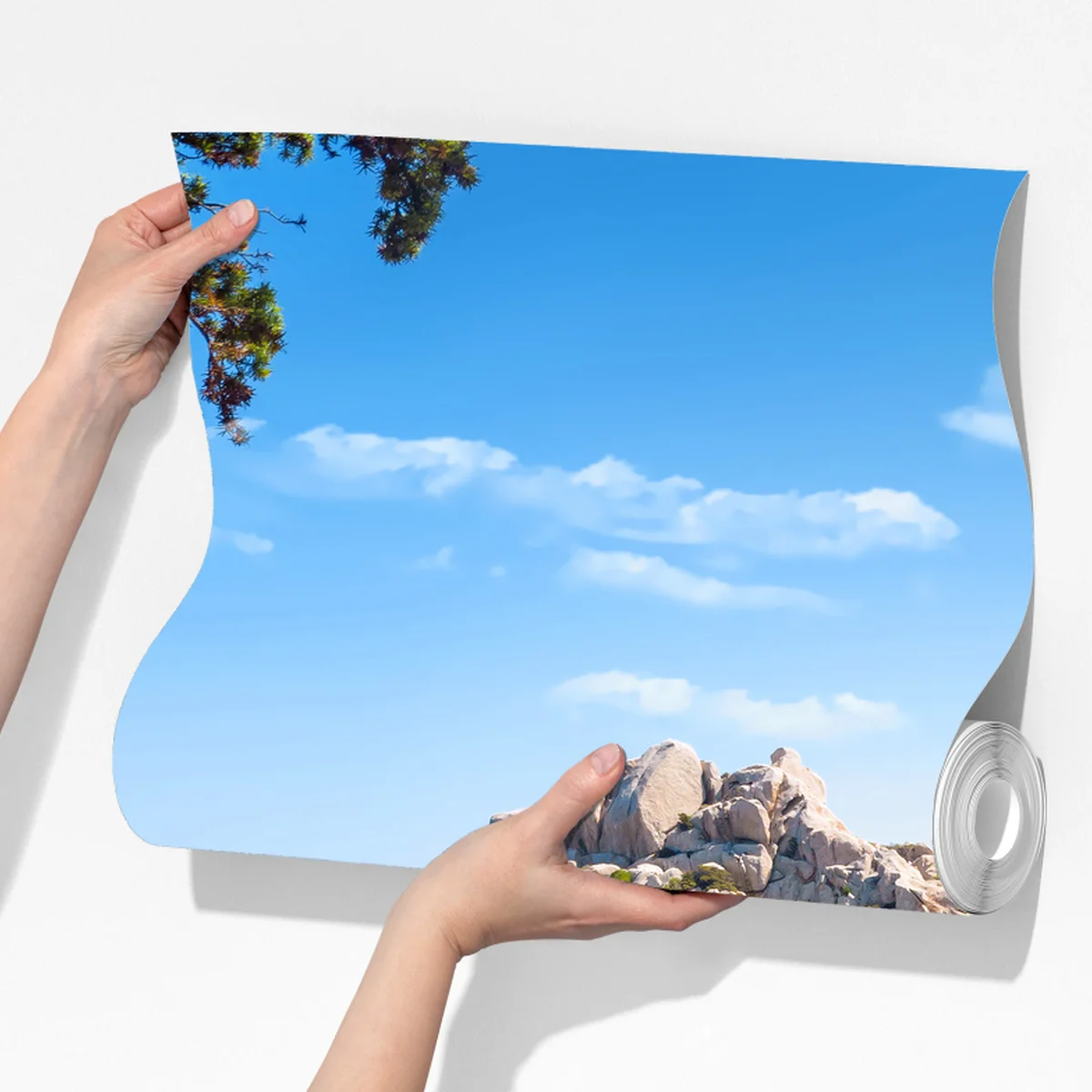 Fototapeta turkusowa zatoka nad skalistym wybrzeżem Fototapeta turkusowa zatoka nad skalistym wybrzeżem