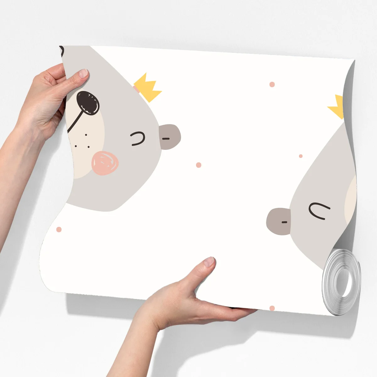 Fototapete muster mit niedlichen bären fürs kinderzimmer Fototapete muster mit niedlichen bären fürs kinderzimmer