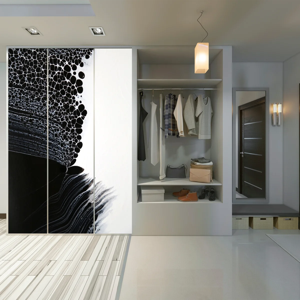 Schrankaufkleber monochromes zellmuster Schrankaufkleber monochromes zellmuster