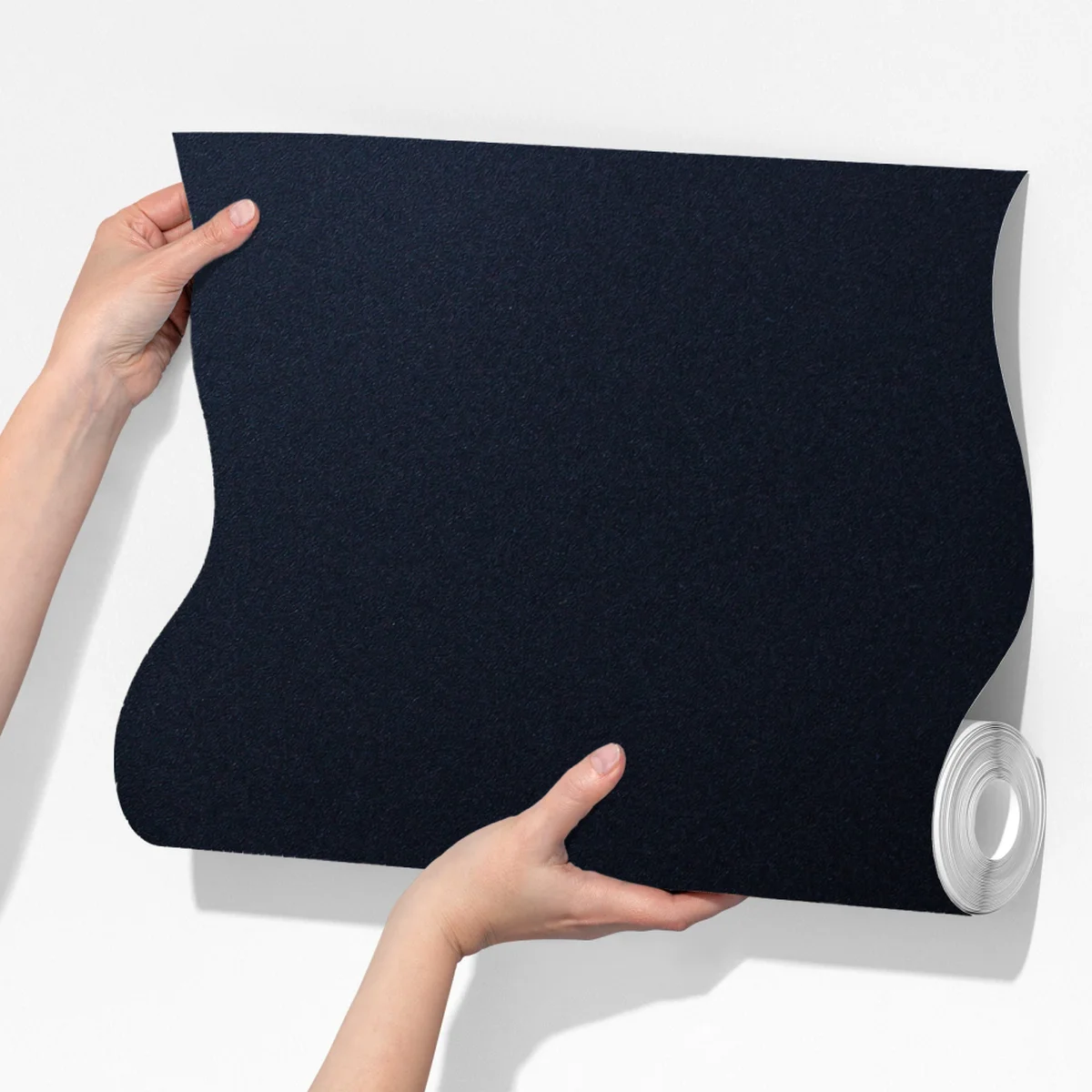 Fototapeta biały samolot widok z góry na czarnym tle Fototapeta biały samolot widok z góry na czarnym tle