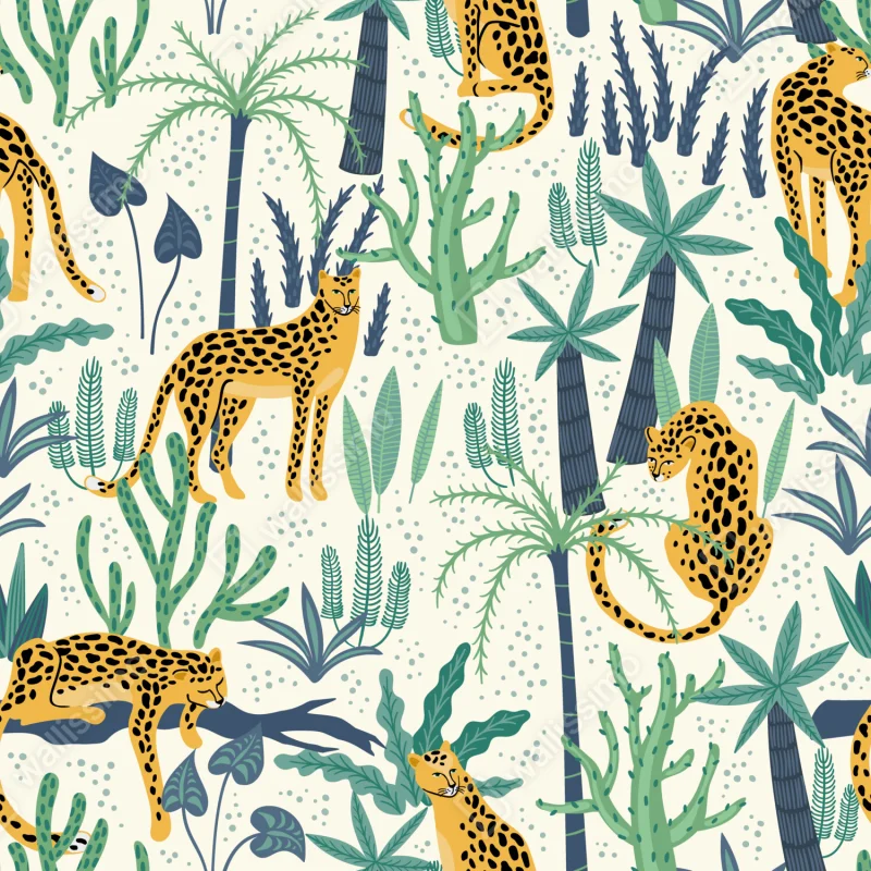 Tischaufkleber und Schreibtischaufkleber tropisches leopardmuster Tischaufkleber und Schreibtischaufkleber tropisches leopardmuster