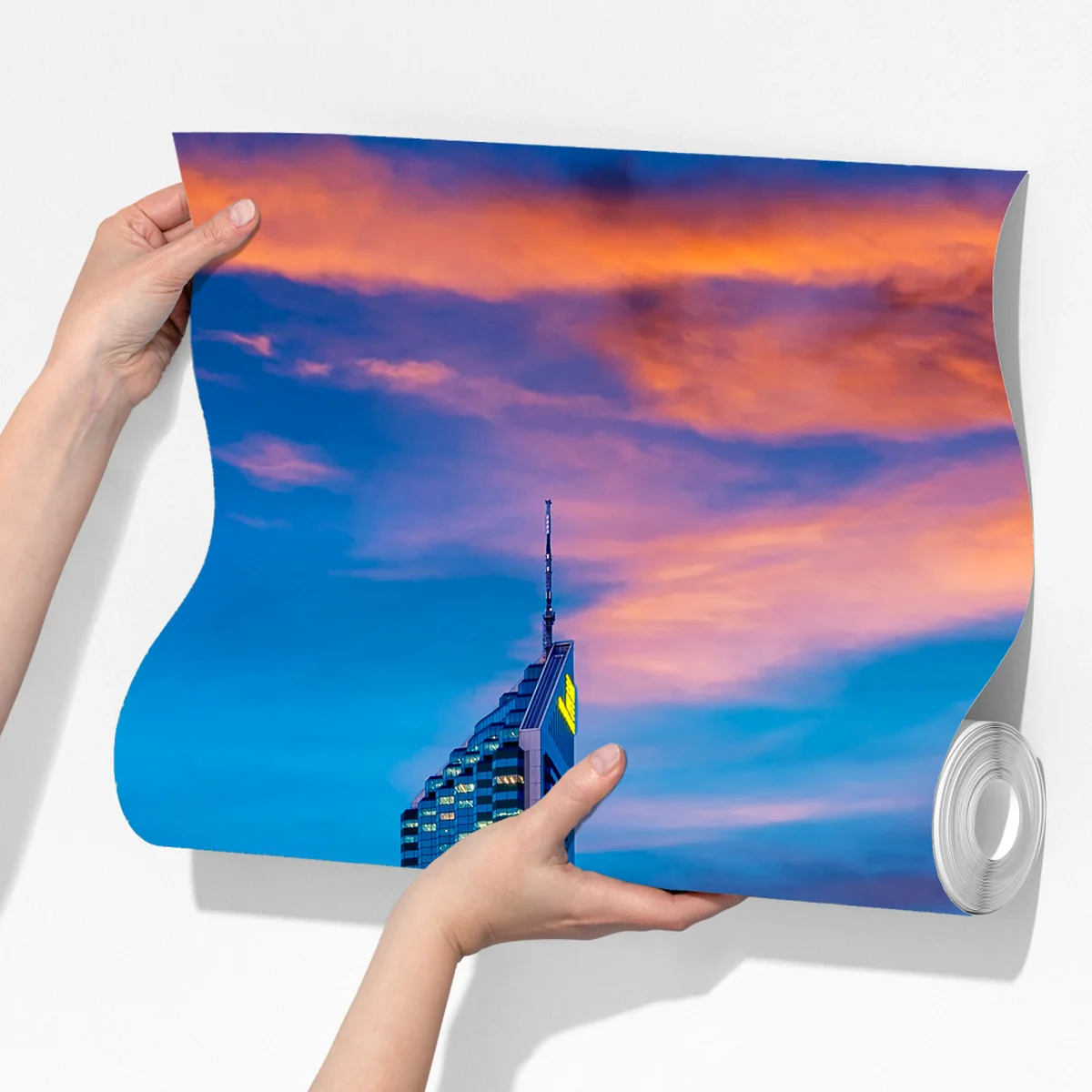 Fototapeta Perth panorama miasta o zachodzie słońca Fototapeta Perth panorama miasta o zachodzie słońca