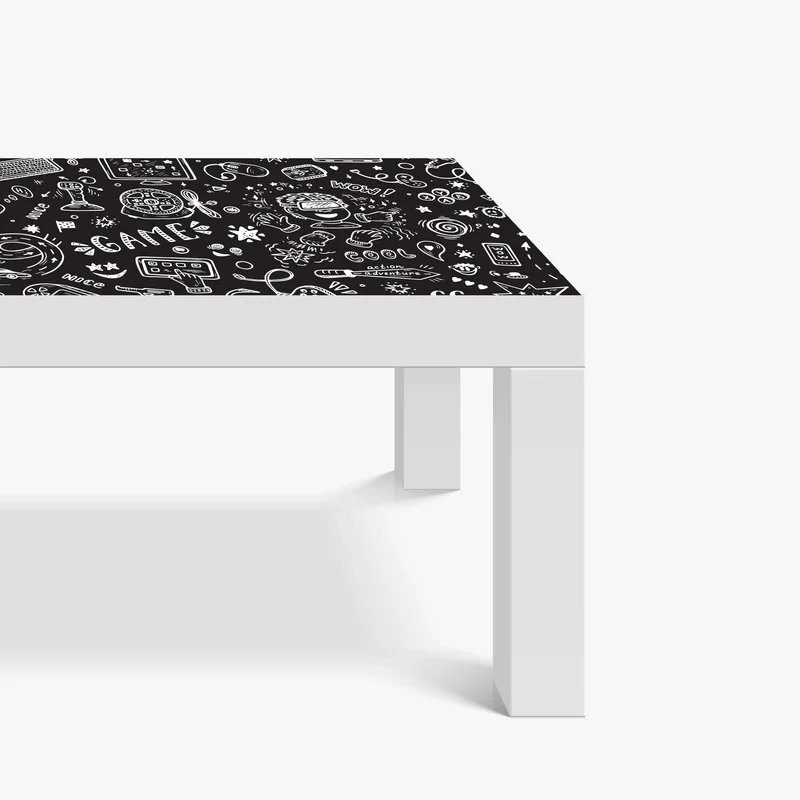 Tischaufkleber und Schreibtischaufkleber handgezeichnetes gaming-muster Tischaufkleber und Schreibtischaufkleber handgezeichnetes gaming-muster