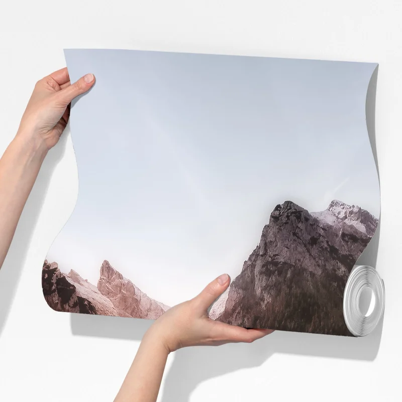 Fototapeta mglista łódź przy górskim jeziorze Fototapeta mglista łódź przy górskim jeziorze