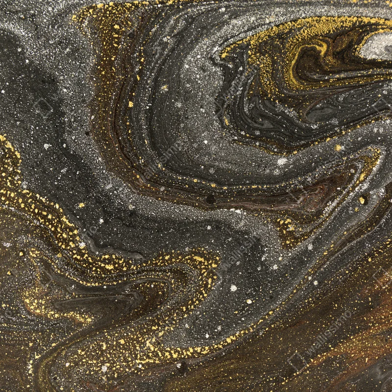 Türaufkleber gold-schwarzer marmorwirbel Türaufkleber gold-schwarzer marmorwirbel