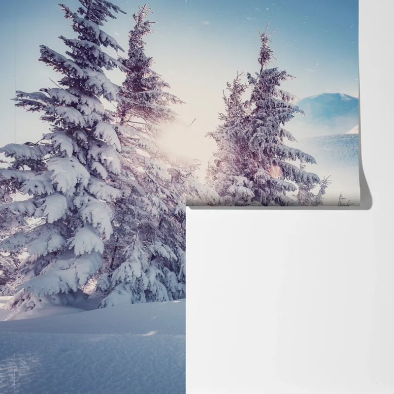 Fototapete majestätische winterlandschaft der Karpaten Fototapete majestätische winterlandschaft der Karpaten