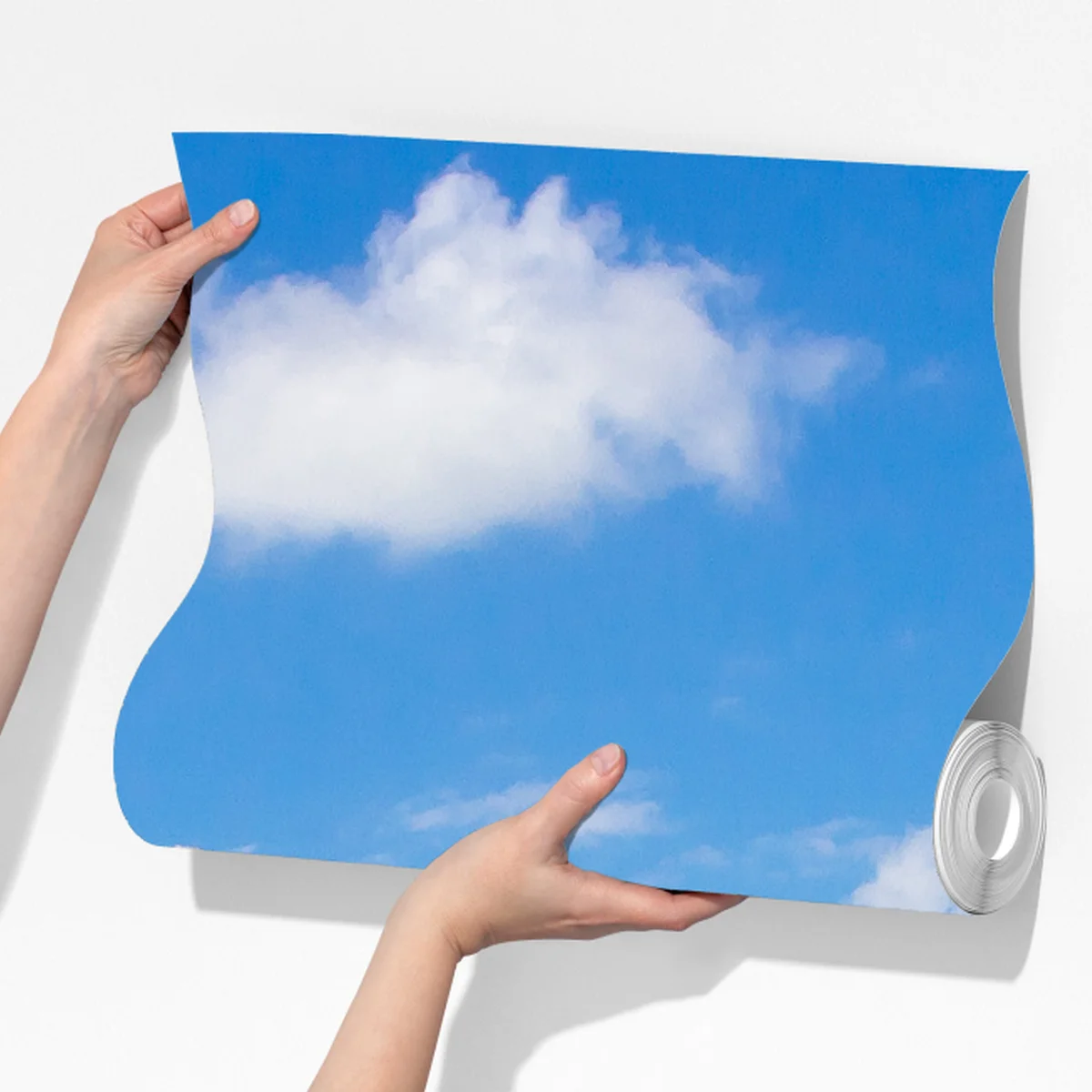 Fototapete sonniger landeweg durch gelbe felder Fototapete sonniger landeweg durch gelbe felder