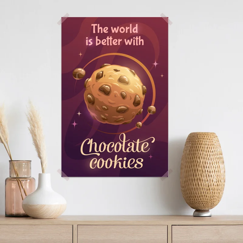 Poster schokoladenkeks-galaxie Poster schokoladenkeks-galaxie