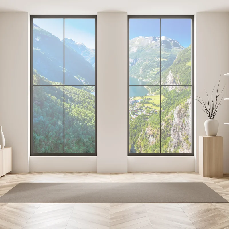 Fensteraufkleber Geirangerfjord bergpanorama