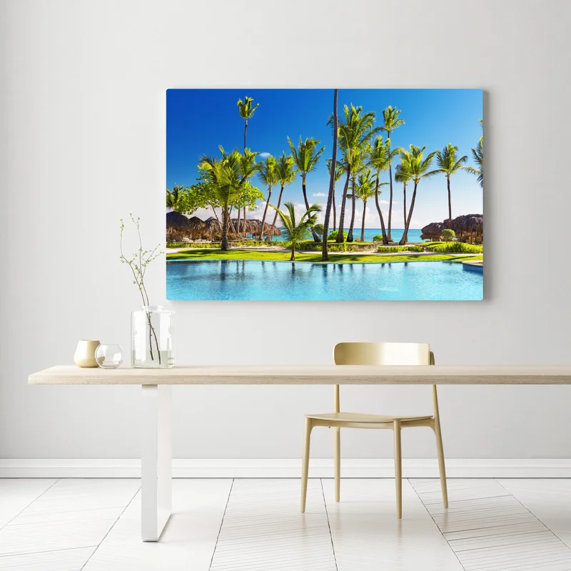Leinwandbild tropisches strandparadies in Punta Cana Leinwandbild tropisches strandparadies in Punta Cana