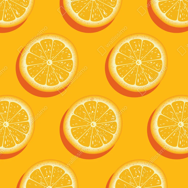 Fototapete lebhaftes muster mit orangenscheiben Fototapete lebhaftes muster mit orangenscheiben