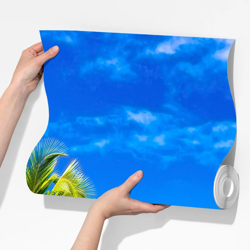 Fototapeta tropikalna plaża z palmą Fototapeta tropikalna plaża z palmą