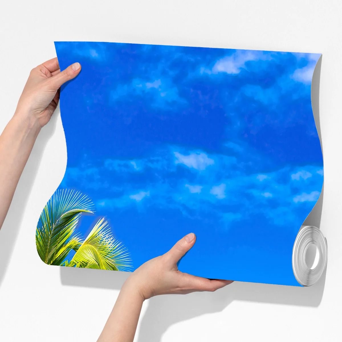 Fototapeta tropikalna plaża z palmą Fototapeta tropikalna plaża z palmą