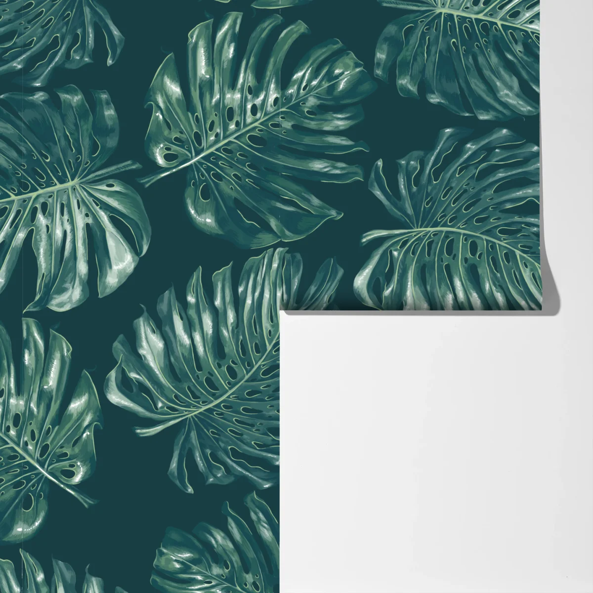 Fototapete tropisches monstera-blattmuster Fototapete tropisches monstera-blattmuster