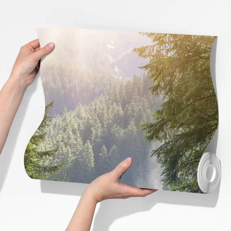 Fototapeta Krimml wodospad w bujnym alpejskim lesie Fototapeta Krimml wodospad w bujnym alpejskim lesie