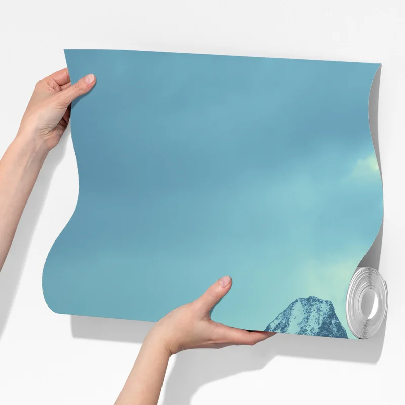 Fototapete Reine winterlicher fjord in den Lofoten Fototapete Reine winterlicher fjord in den Lofoten