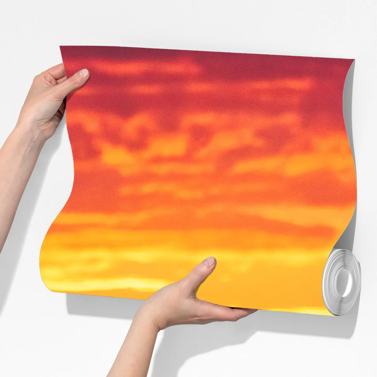 Fototapeta złoty zachód słońca nad trawami Fototapeta złoty zachód słońca nad trawami