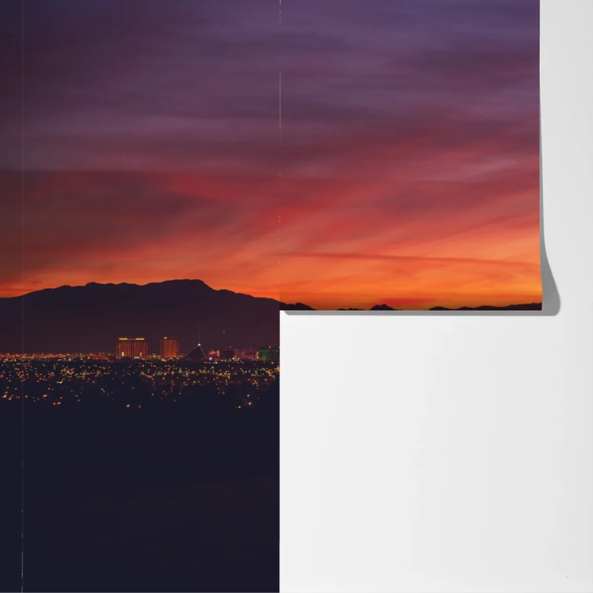 Fototapete Las Vegas panorama bei dämmerung Fototapete Las Vegas panorama bei dämmerung