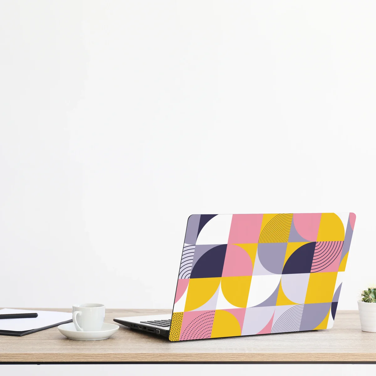 Naklejka na laptopa pastelowa geometryczna mozaika Naklejka na laptopa pastelowa geometryczna mozaika