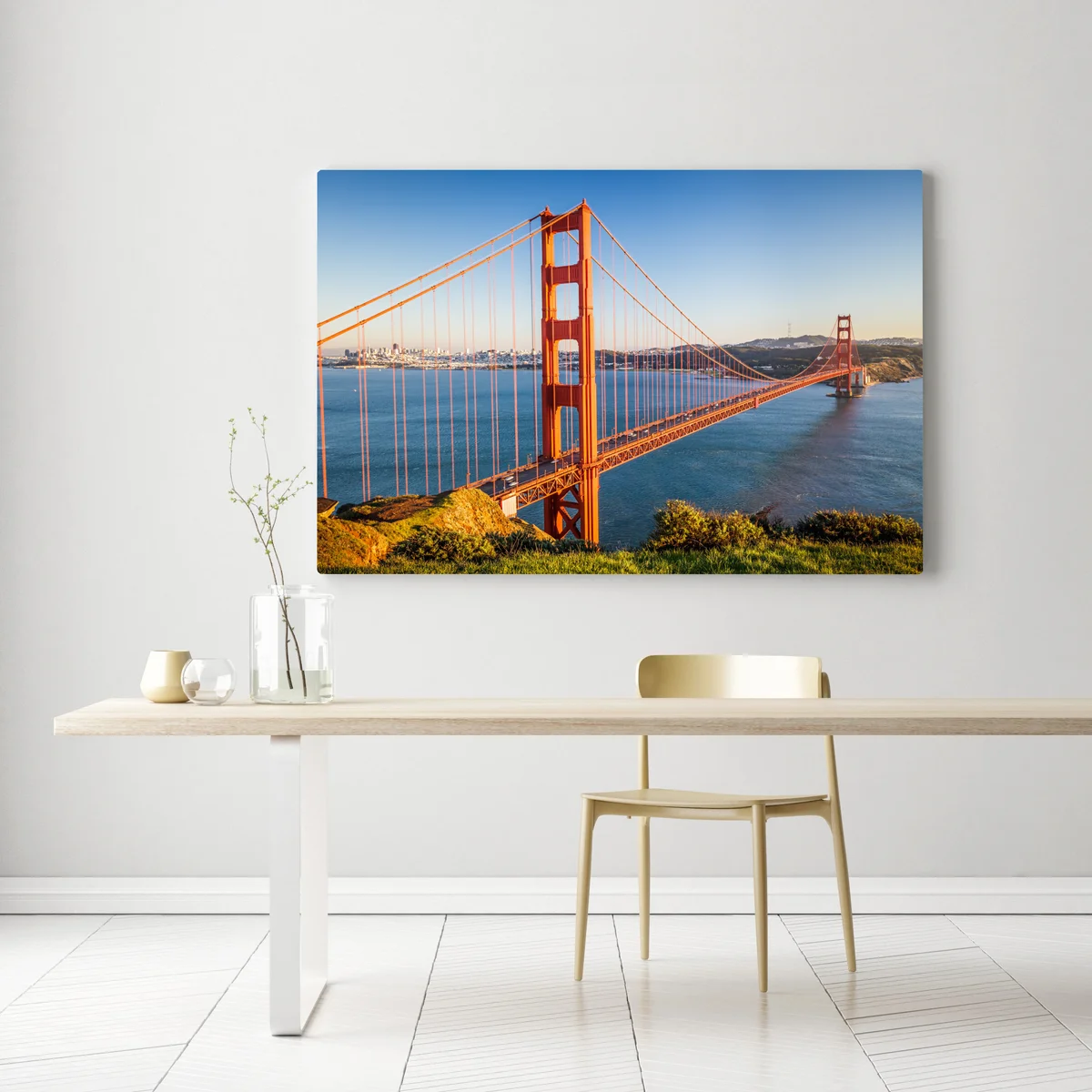Leinwandbild panoramablick auf die Golden Gate Bridge Leinwandbild panoramablick auf die Golden Gate Bridge