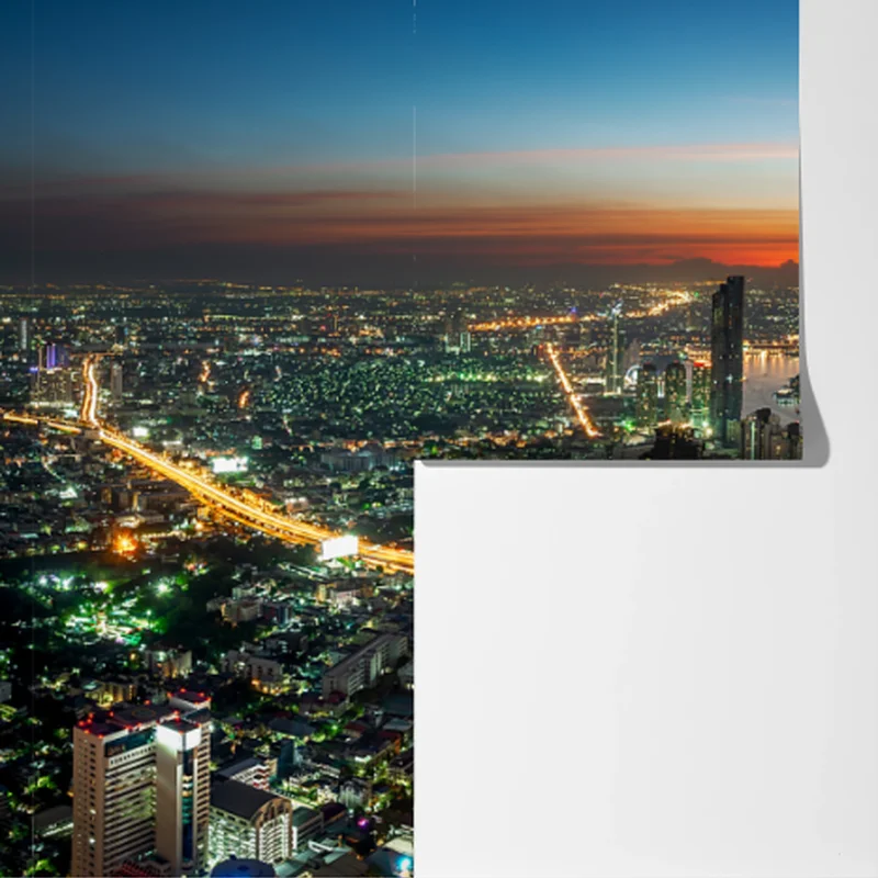 Fototapeta panorama Bangkoku o zmierzchu Fototapeta panorama Bangkoku o zmierzchu