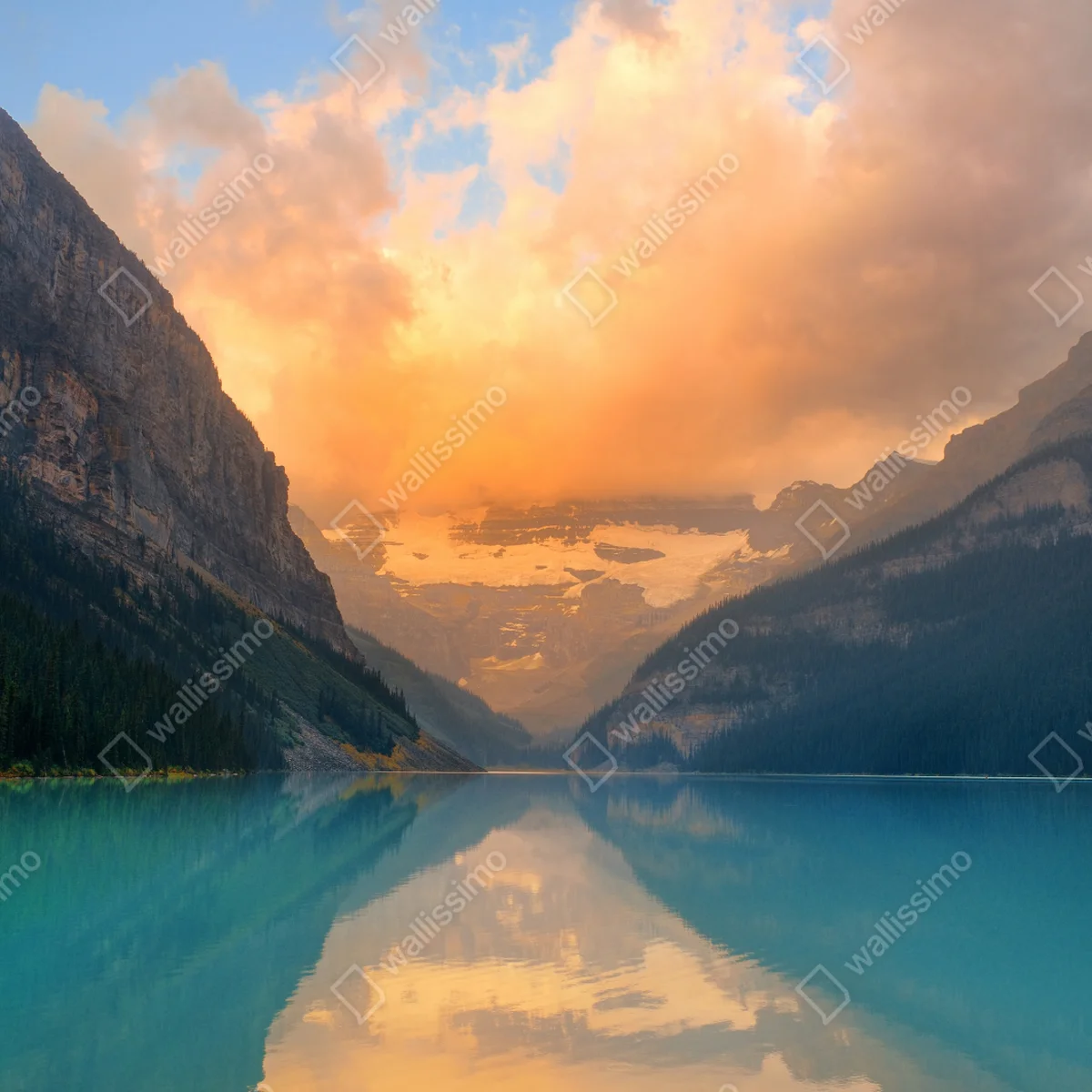Laptop-Aufkleber sonnenaufgang über Lake Louise, Banff Laptop-Aufkleber sonnenaufgang über Lake Louise, Banff