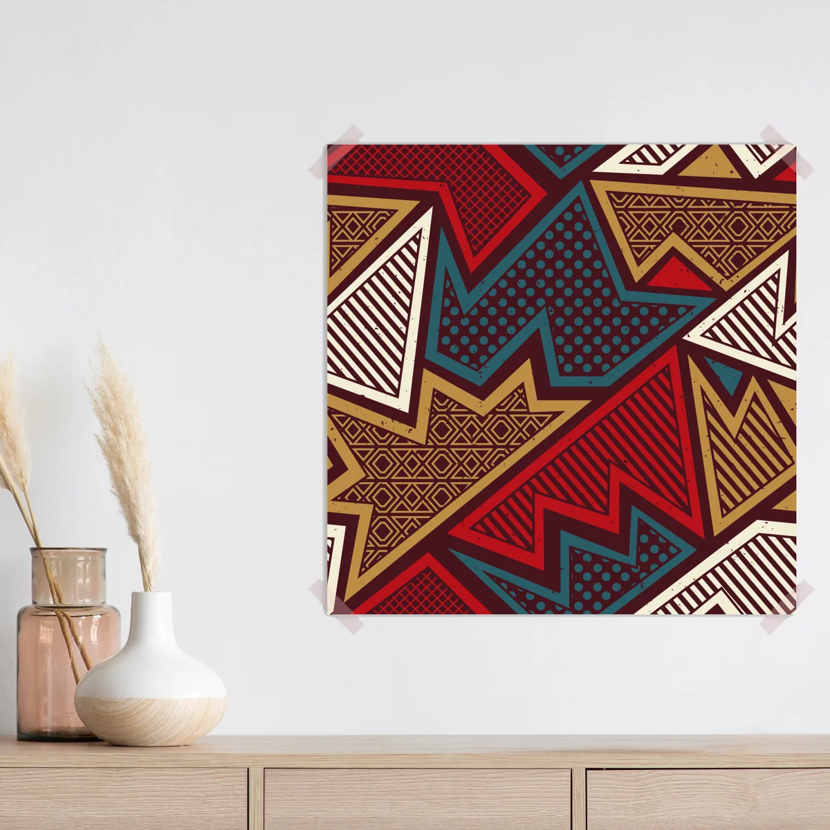 Poster kräftiges geometrisches sternenmuster • Poster bei Wallnifity® Poster kräftiges geometrisches sternenmuster • Poster bei Wallnifity®