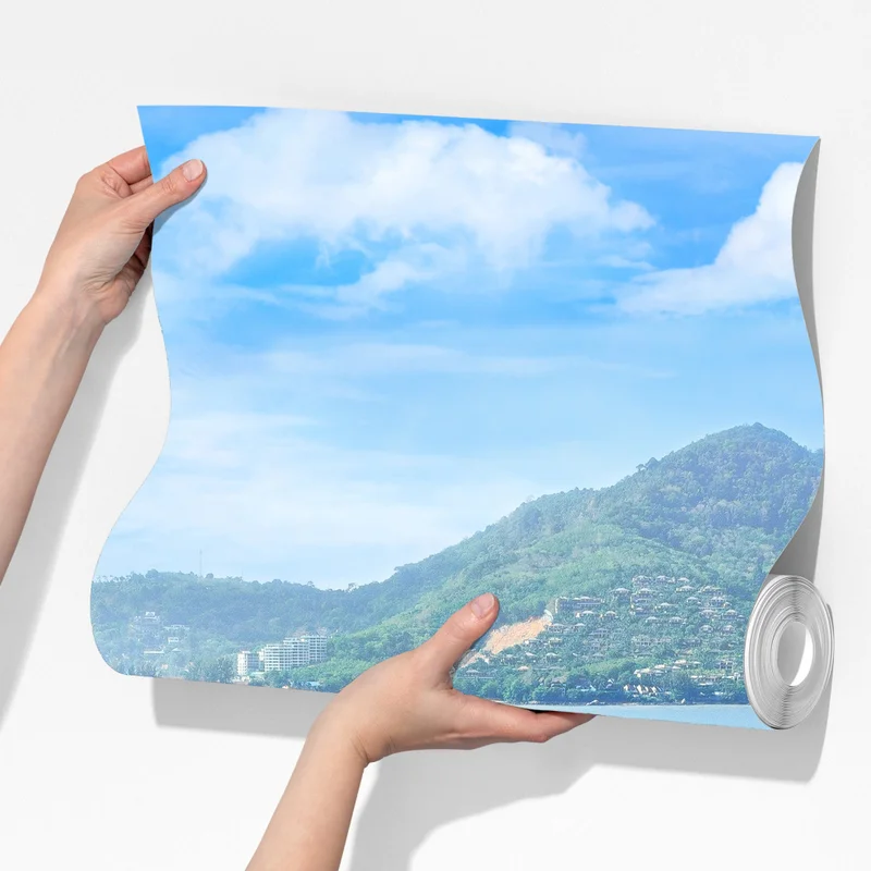 Fototapete tropische türkisbucht mit palmen Fototapete tropische türkisbucht mit palmen