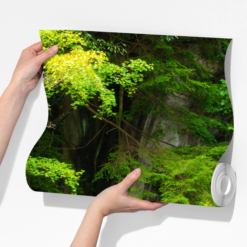 Fototapete geheimer wasserfall im felsbogen Fototapete geheimer wasserfall im felsbogen