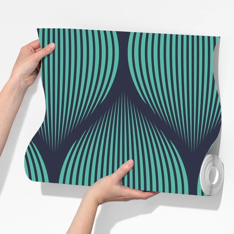 Fototapete türkis geometrisches tropfenmuster Fototapete türkis geometrisches tropfenmuster