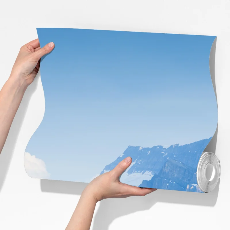 Fototapeta droga przez las iglasty do gór i lodowcowego jeziora Fototapeta droga przez las iglasty do gór i lodowcowego jeziora