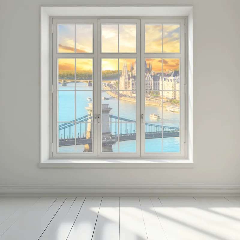 Fensteraufkleber sonnenuntergang über Budapest und der Kettenbrücke Fensteraufkleber sonnenuntergang über Budapest und der Kettenbrücke