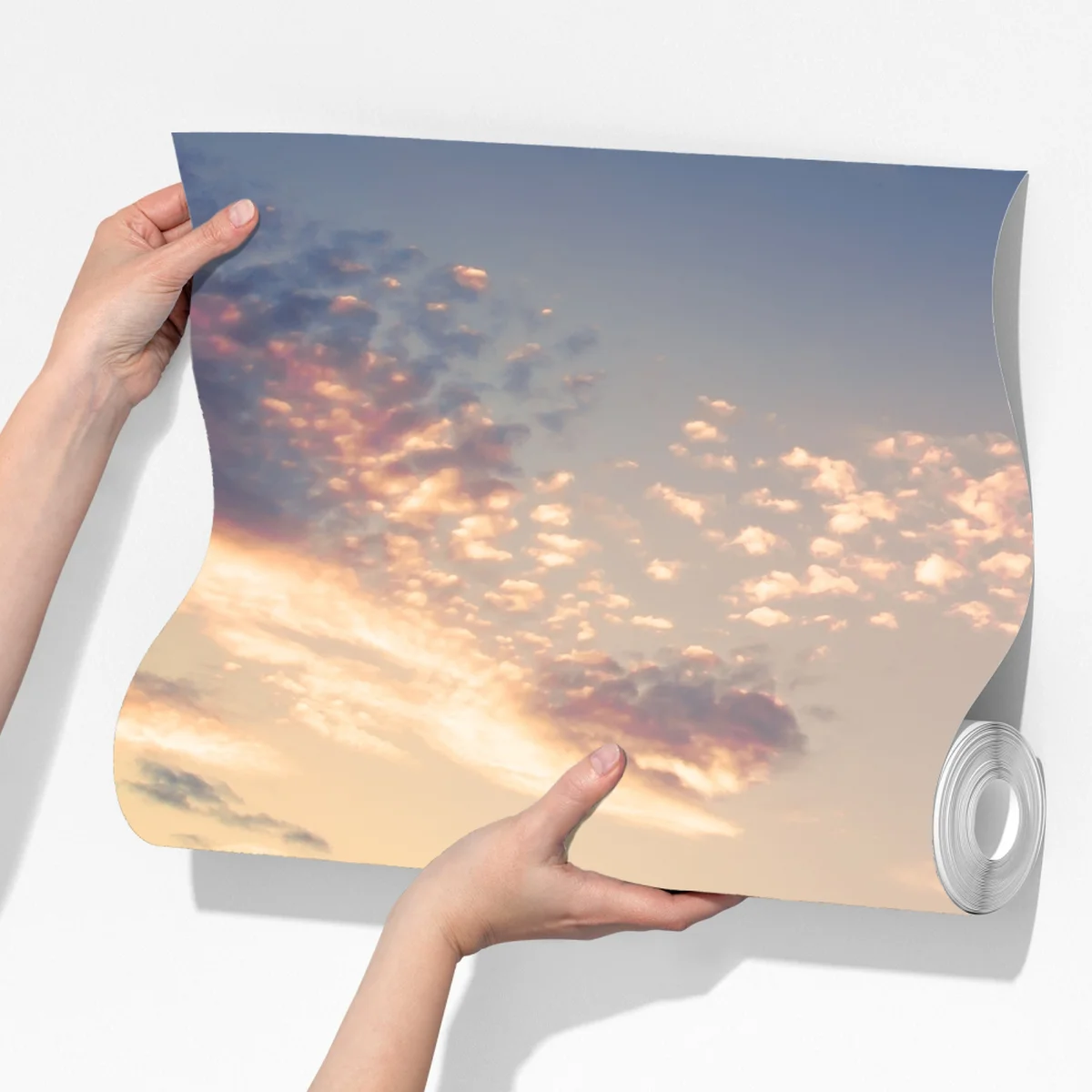 Fototapete sonnenbeschienener blick auf den Eiffelturm bei dämmerung Fototapete sonnenbeschienener blick auf den Eiffelturm bei dämmerung