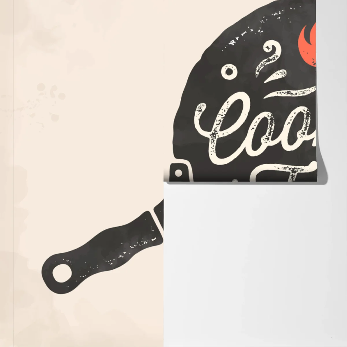 Fototapeta cooking time retro dekoracja kuchenna Fototapeta cooking time retro dekoracja kuchenna