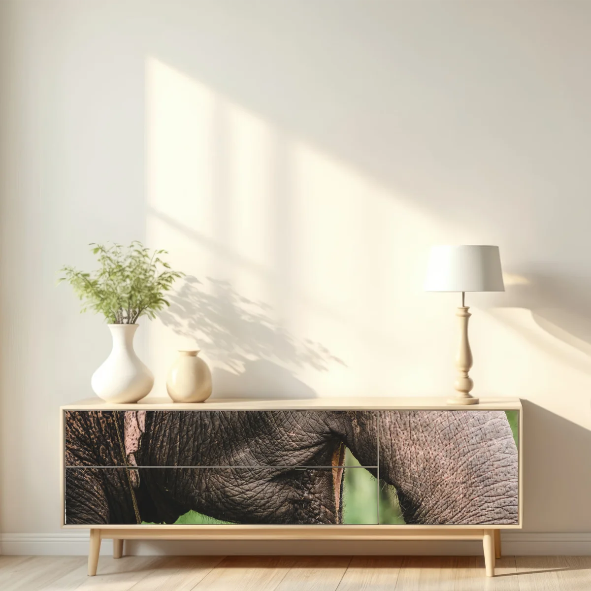 Repositionierbarer Aufkleber asiatischer elefant nahaufnahme Repositionierbarer Aufkleber asiatischer elefant nahaufnahme