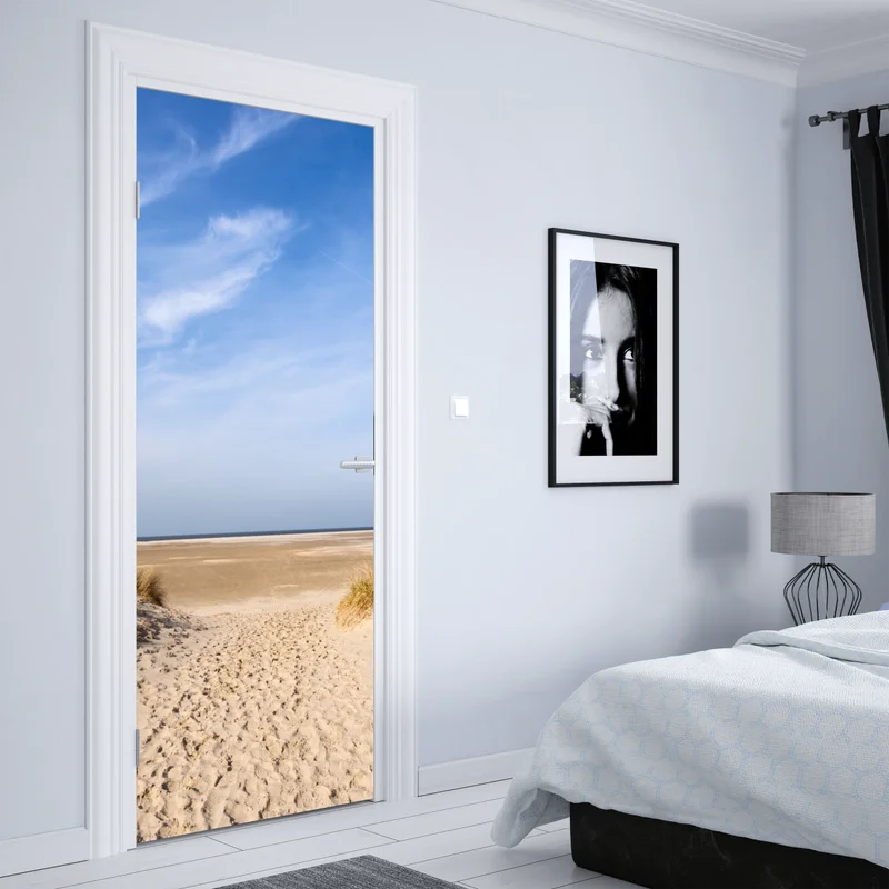 Türaufkleber ruhige dünen an der deutschen küste