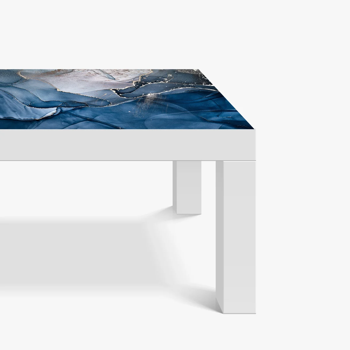 Tischaufkleber und Schreibtischaufkleber tiefblauer marmor abstrakt Tischaufkleber und Schreibtischaufkleber tiefblauer marmor abstrakt