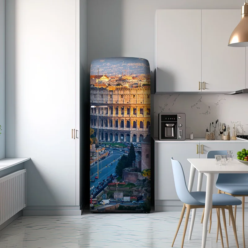 Kühlschrankaufkleber goldenes kolosseum bei sonnenuntergang, Rom