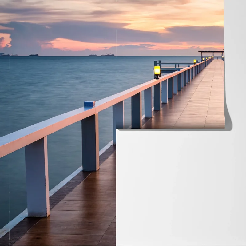 Fototapeta molo o zachodzie słońca Fototapeta molo o zachodzie słońca