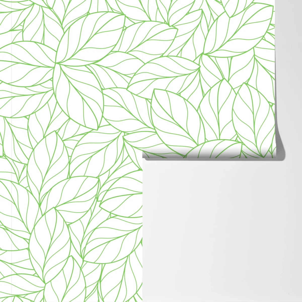 Fototapeta zielony wzór liści Fototapeta zielony wzór liści