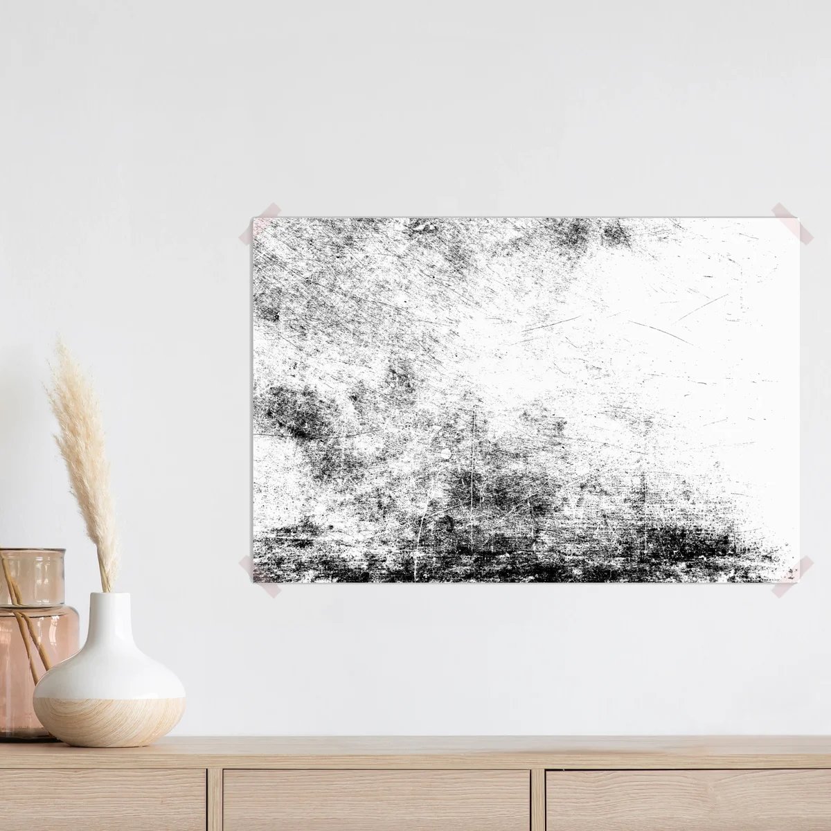 Poster schwarze grunge betontextur Poster schwarze grunge betontextur