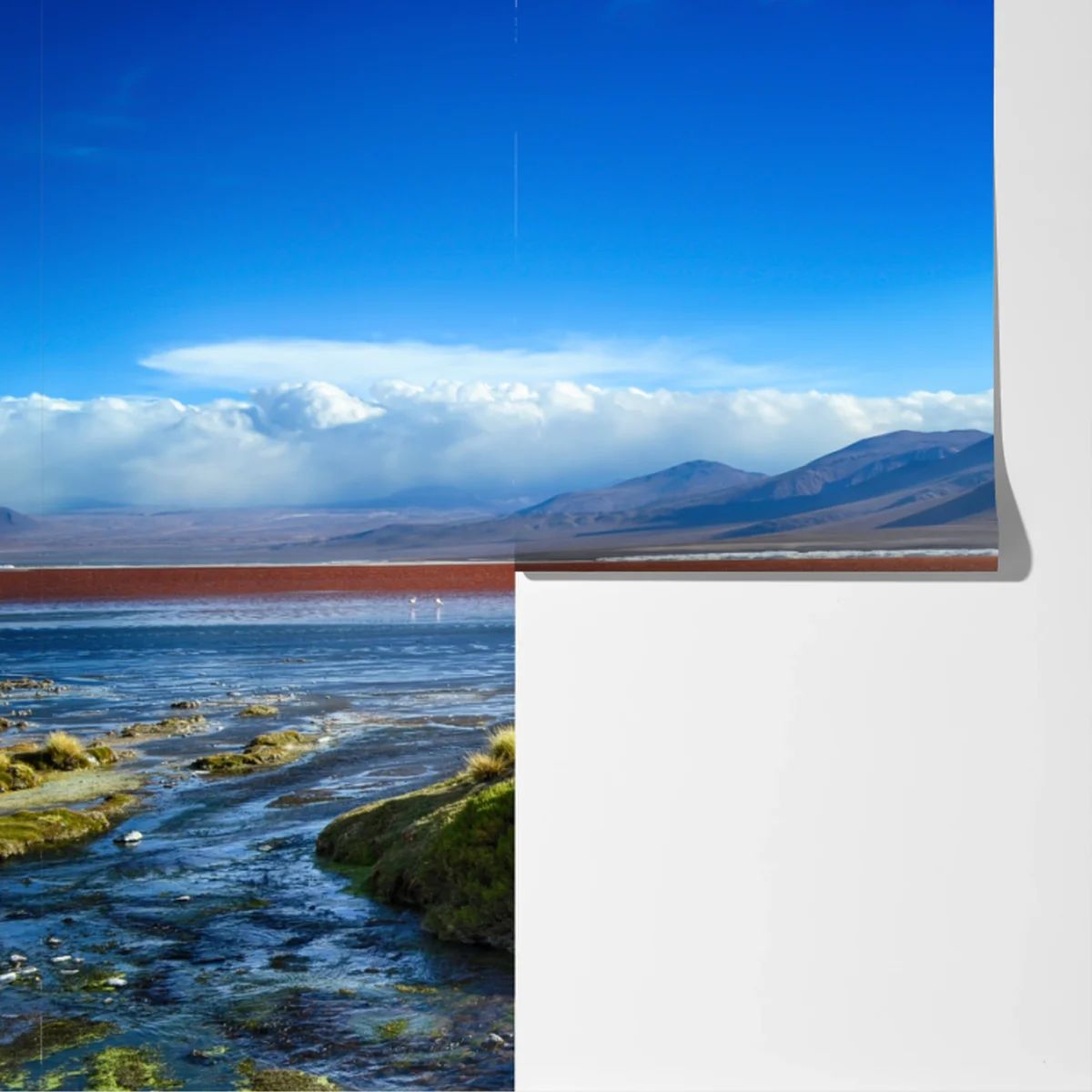 Fototapeta spokojna laguna górska Fototapeta spokojna laguna górska