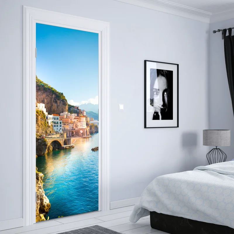 Türaufkleber sonnige Amalfiküste Türaufkleber sonnige Amalfiküste