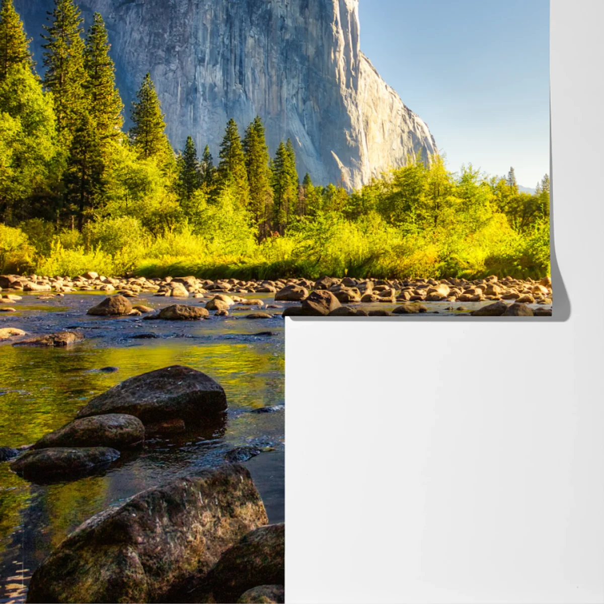 Fototapete goldenes flusstal Fototapete goldenes flusstal