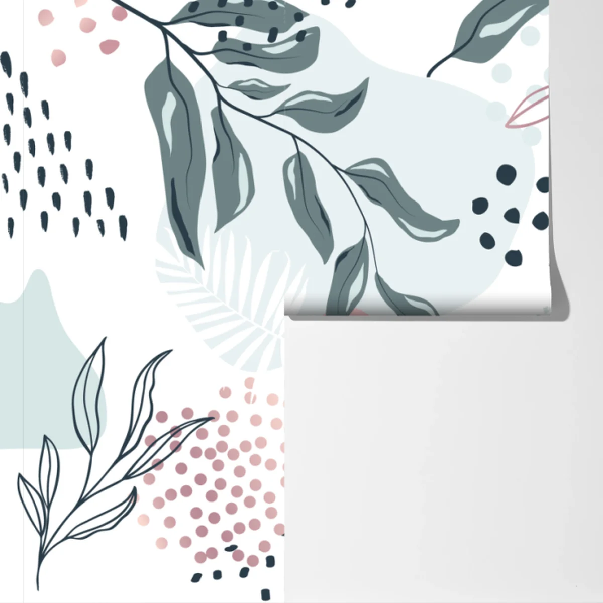 Fototapeta pastelowy botaniczny wzór abstrakcyjny Fototapeta pastelowy botaniczny wzór abstrakcyjny