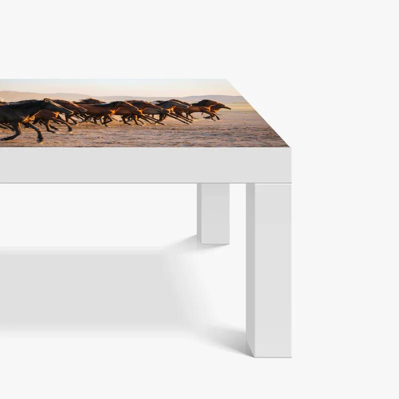 Tischaufkleber und Schreibtischaufkleber yilki pferde galoppieren auf dem feld in Kayseri Tischaufkleber und Schreibtischaufkleber yilki pferde galoppieren auf dem feld in Kayseri