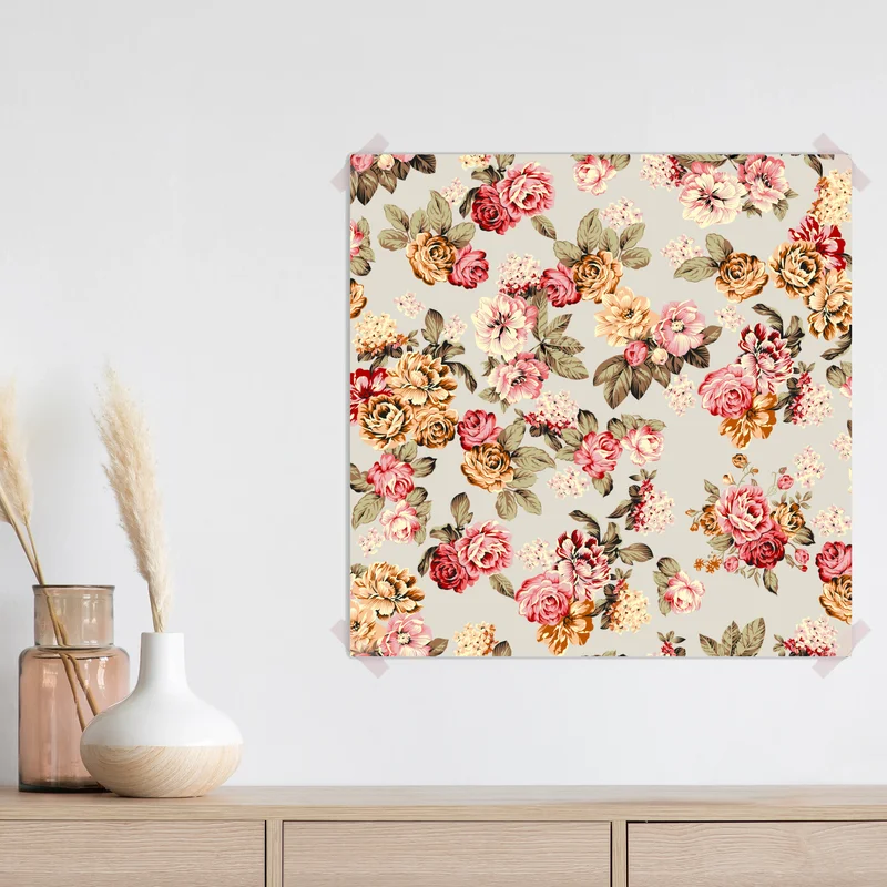 Poster vintage pastell blumenmuster • Poster bei Wallnifity® Poster vintage pastell blumenmuster • Poster bei Wallnifity®