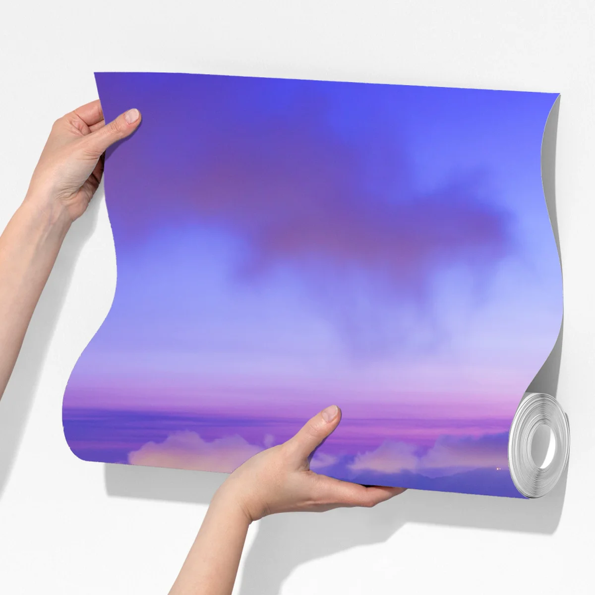 Fototapete Hong Kong skyline bei dämmerung Fototapete Hong Kong skyline bei dämmerung