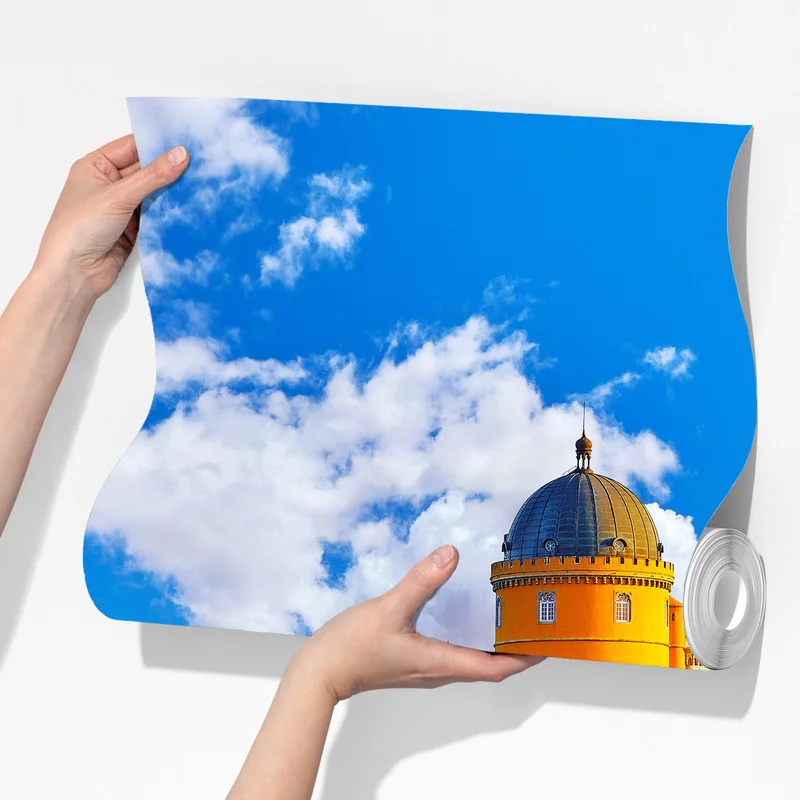 Fototapeta kolorowy Pałac Pena na wzgórzu Fototapeta kolorowy Pałac Pena na wzgórzu